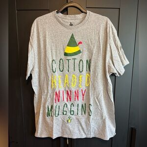 ELF Gray T-Shirt with Colorful Lettering